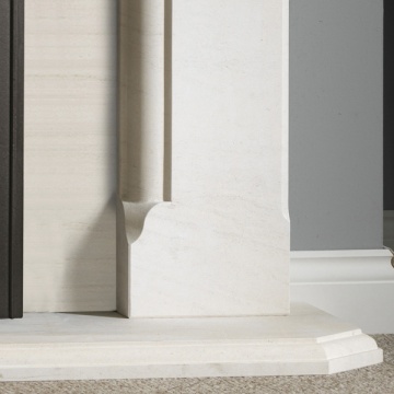 Pureglow Harvington Limestone Fireplace